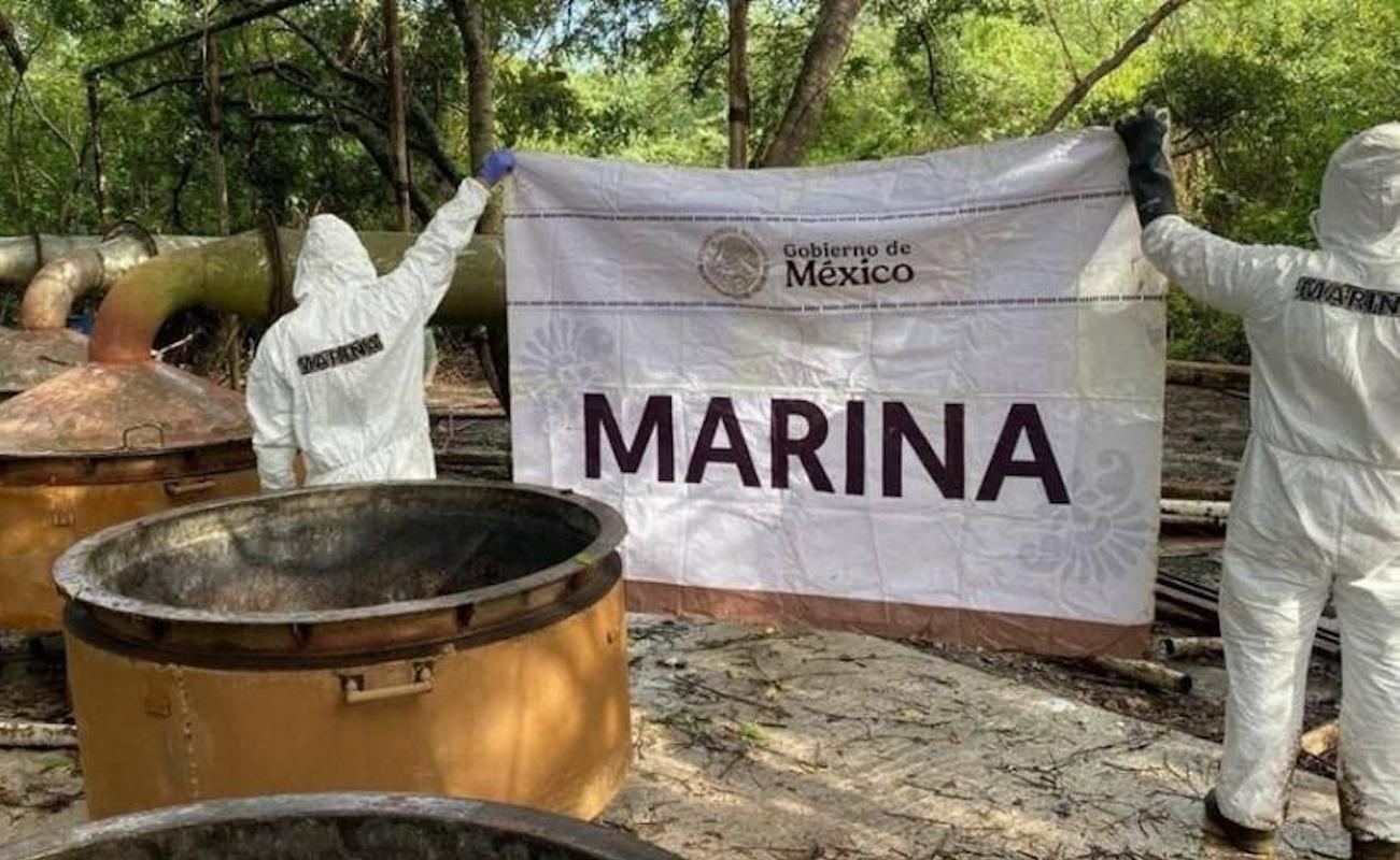 Desmantelan laboratorio de drogas sintéticas y  metanfetamina en Nayarit