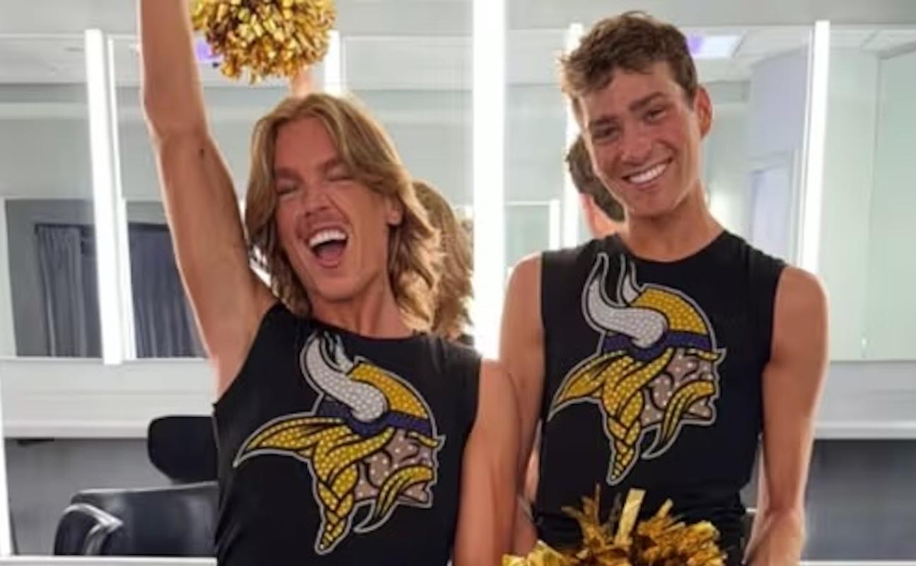 Vikings desata polémica por integrar a hombres en su equipo de porristas