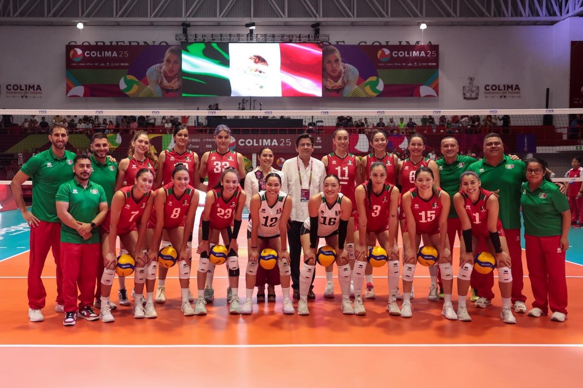 Inauguran la Copa Panamericana de Voleibol Femenil Colima 2025