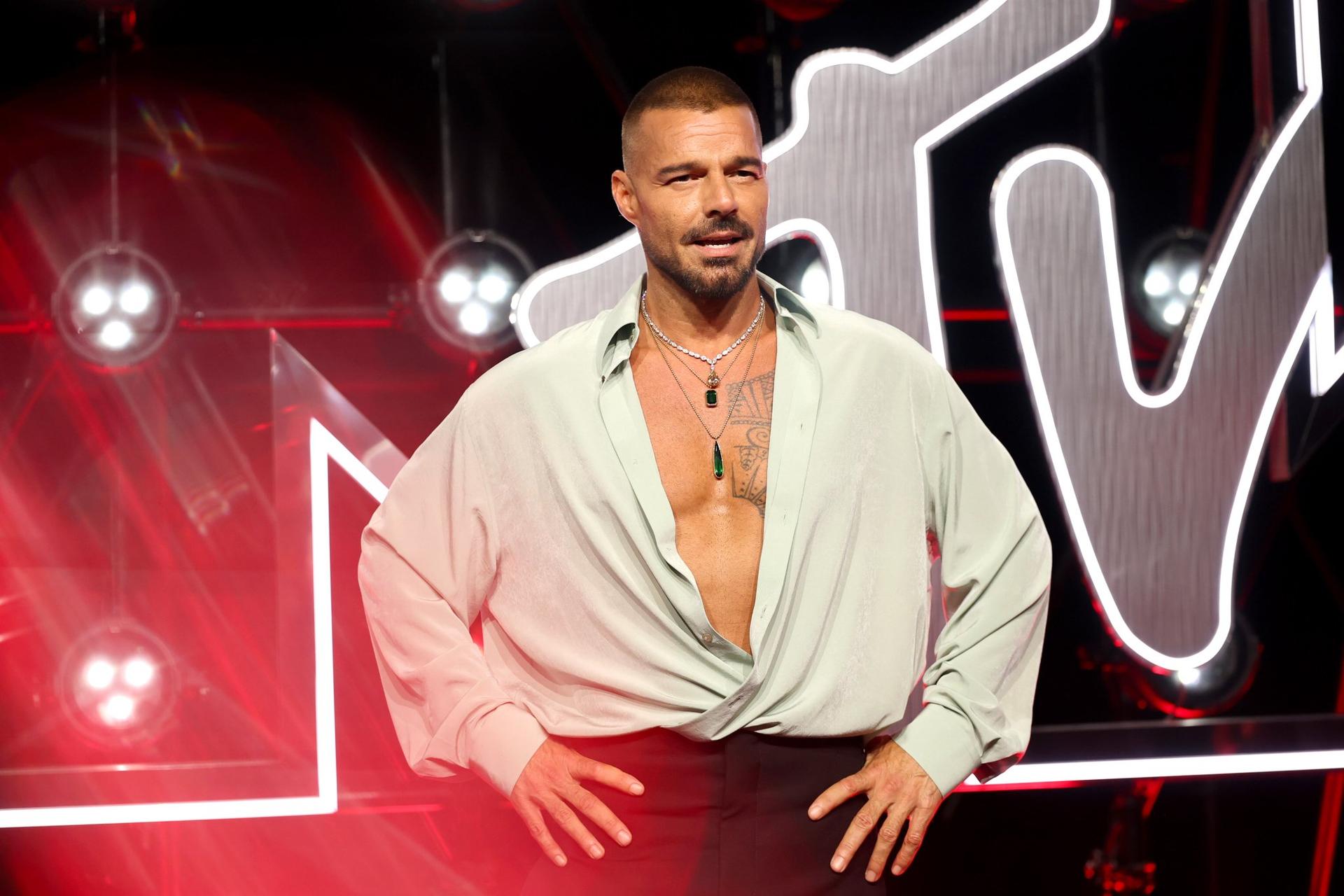 Ricky Martin fue reconocido en los VMA’s 2025