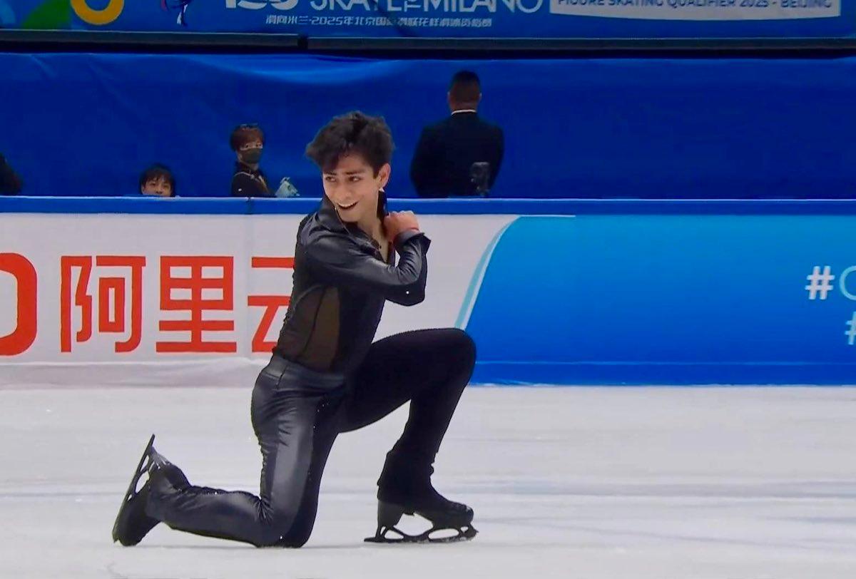 Donovan Carrillo gana su lugar a los Juegos Olímpicos de Invierno 2026