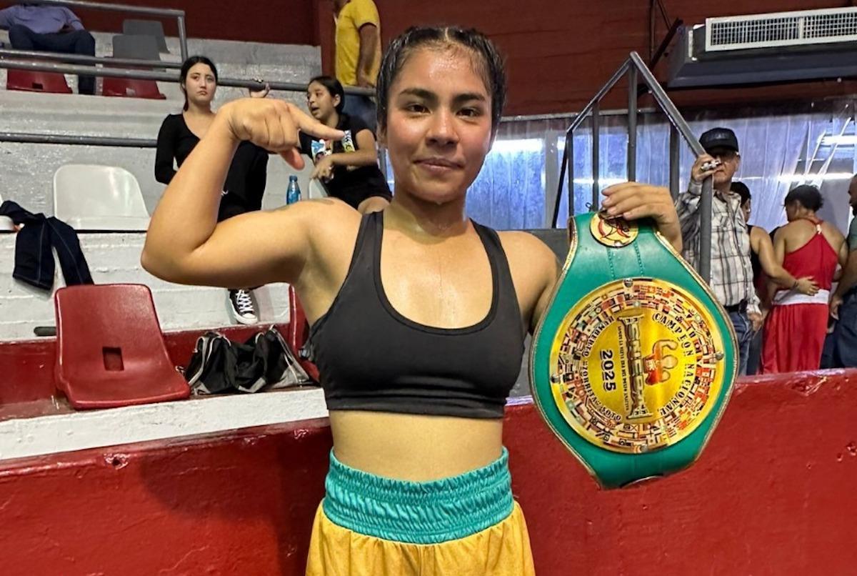 Alumna de Cecyte conquista campeonato nacional y clasifica a mundial de boxeo