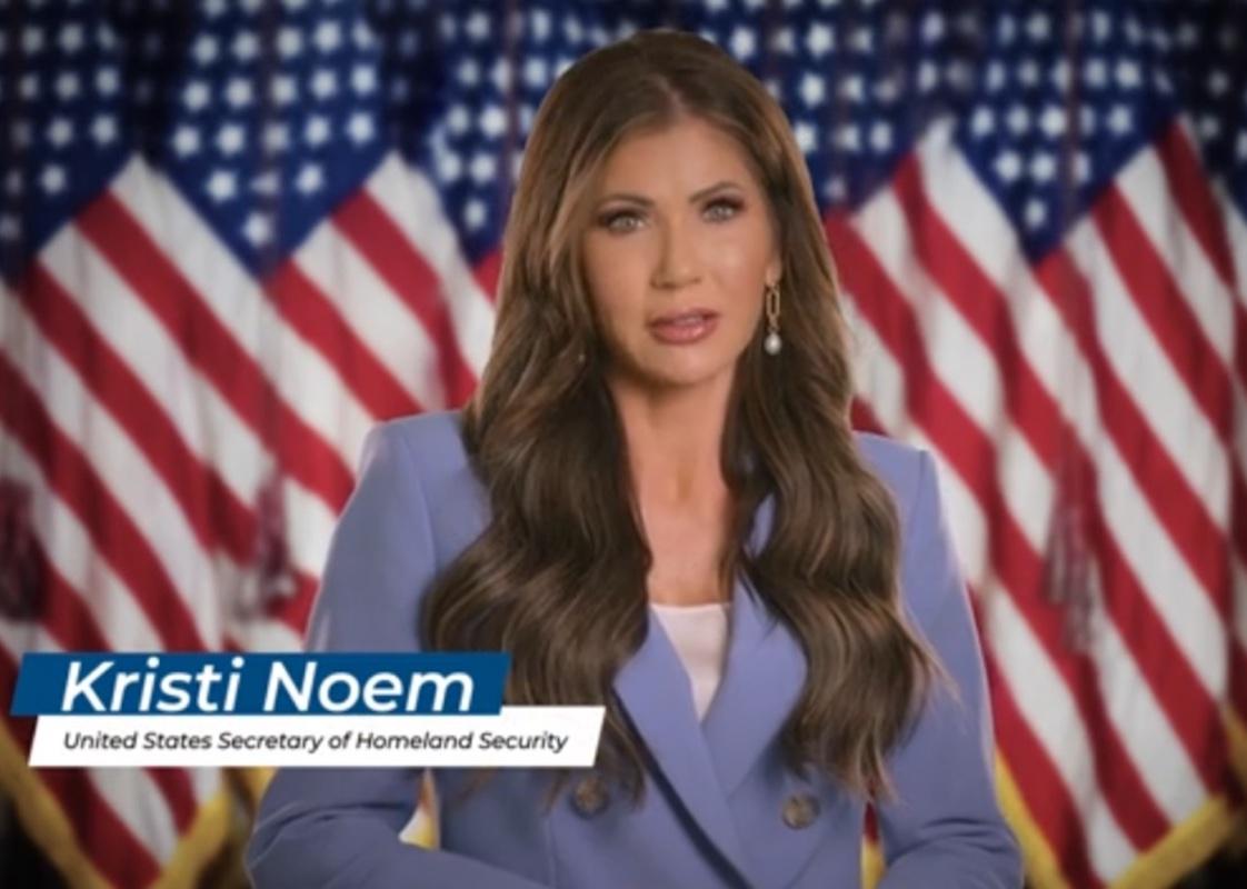 Cárteles ofrecen recompensas por los agentes de ICE: Kristi Noem 