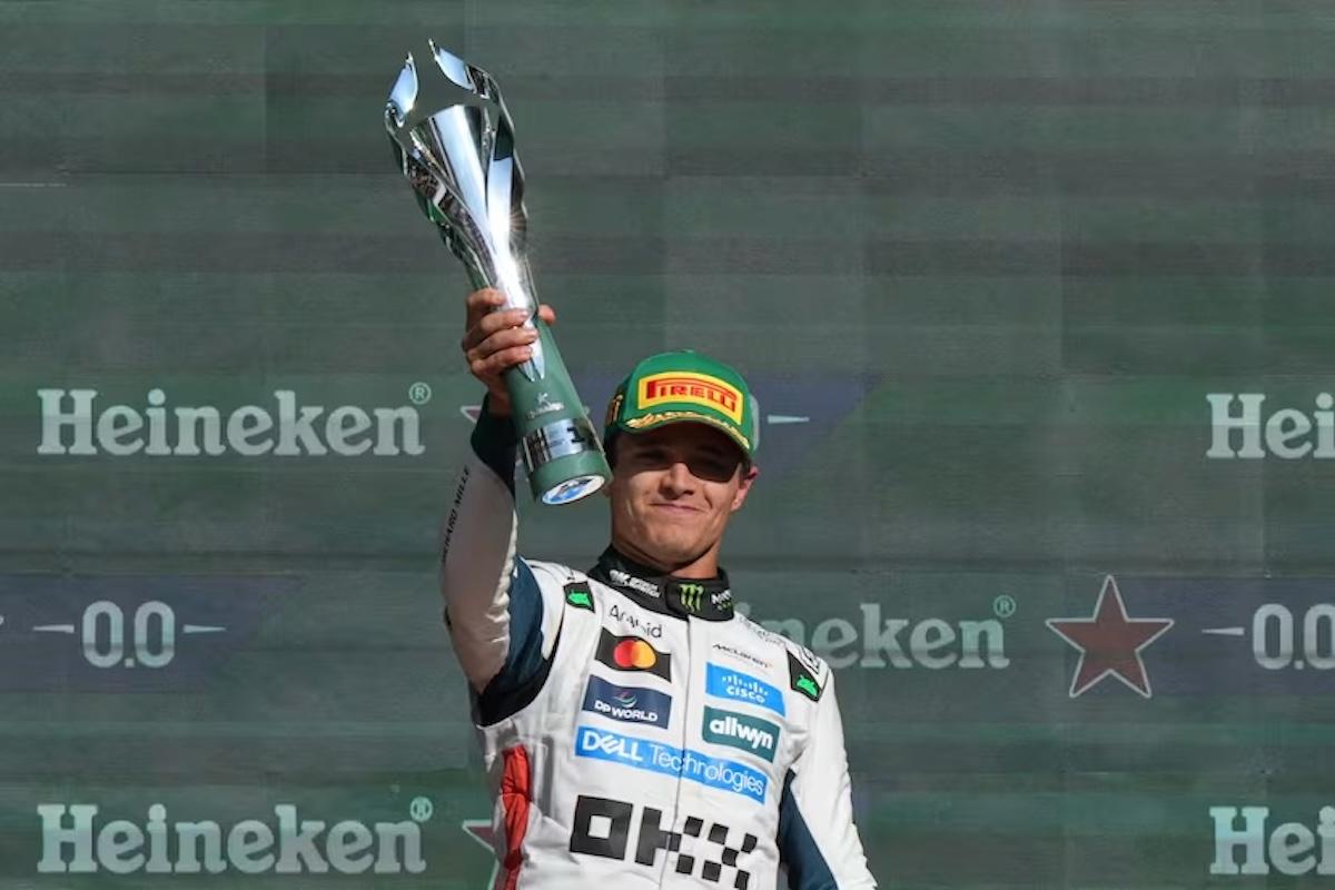 Lando Norris se lleva el GP de México 