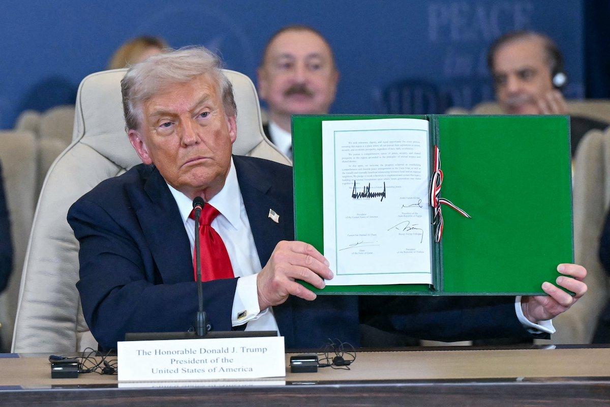 Trump y líderes de Medio Oriente firmaron el fin de la guerra en Gaza 