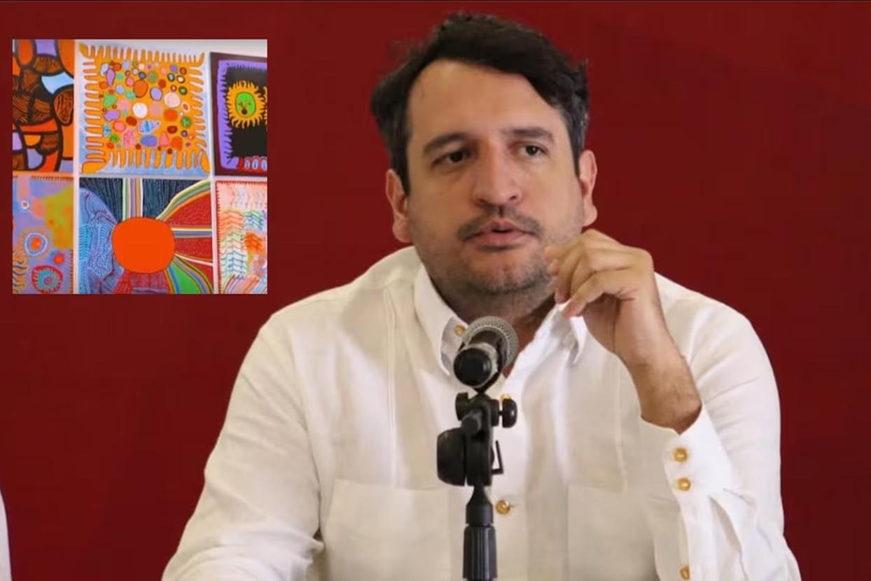 Andy López Beltrán gastó medio millón de pesos en una obra de Yayoi Kusama 