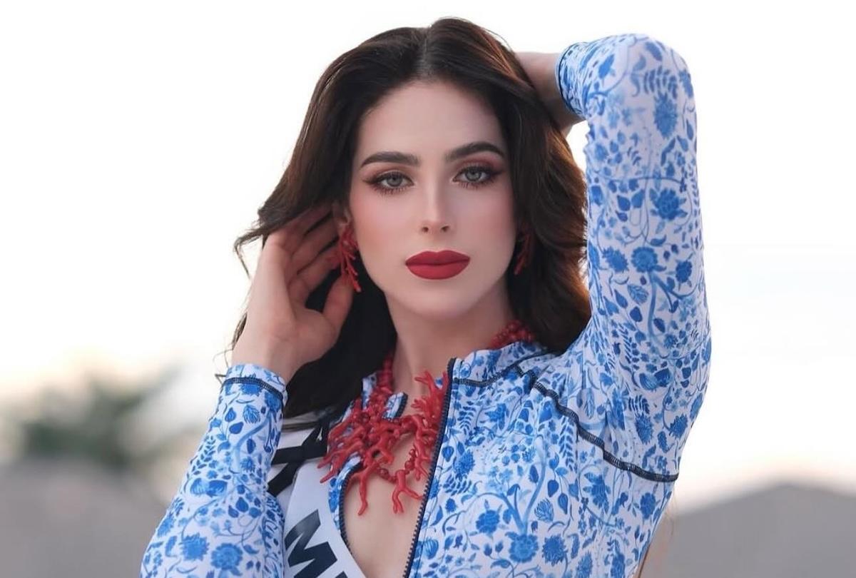 Fátima Bosch deslumbra en el desfile de traje de baño de Miss Universo 2025