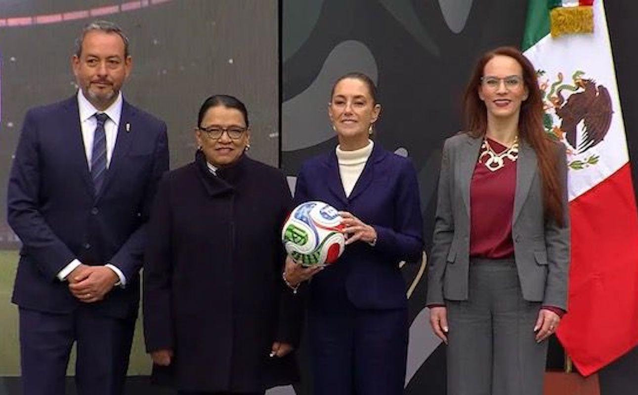 Claudia Sheinbaum presenta el plan para la Copa Mundial FIFA 2026 desde Los Pinos