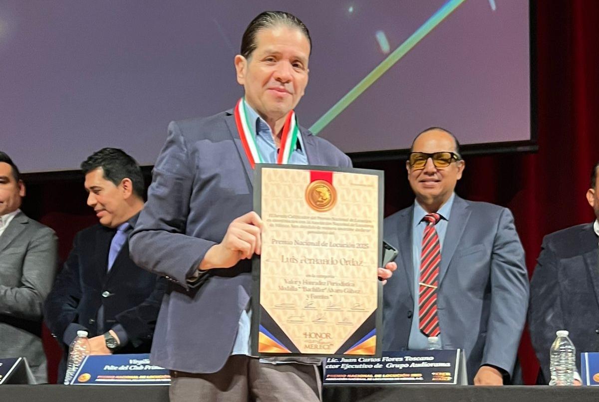 Premio Nacional de Locución para Luis Fernando Ordaz