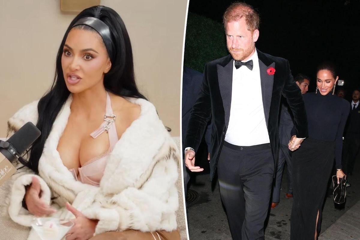 Kim Kardashian aclaró por qué borró las fotos de los Duques de Sussex 