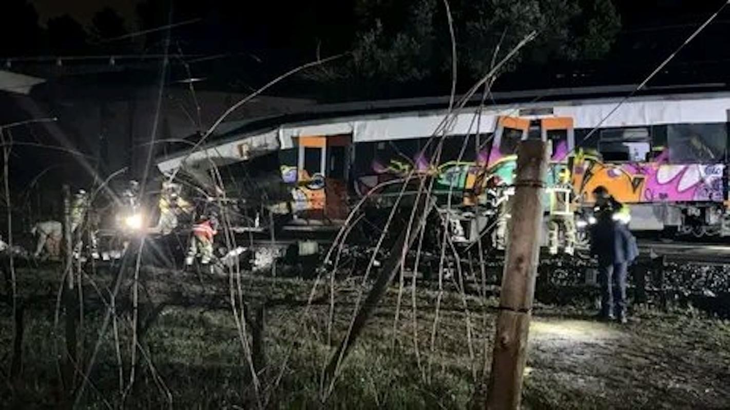 Otro accidente de tren en España, ahora en Barcelona