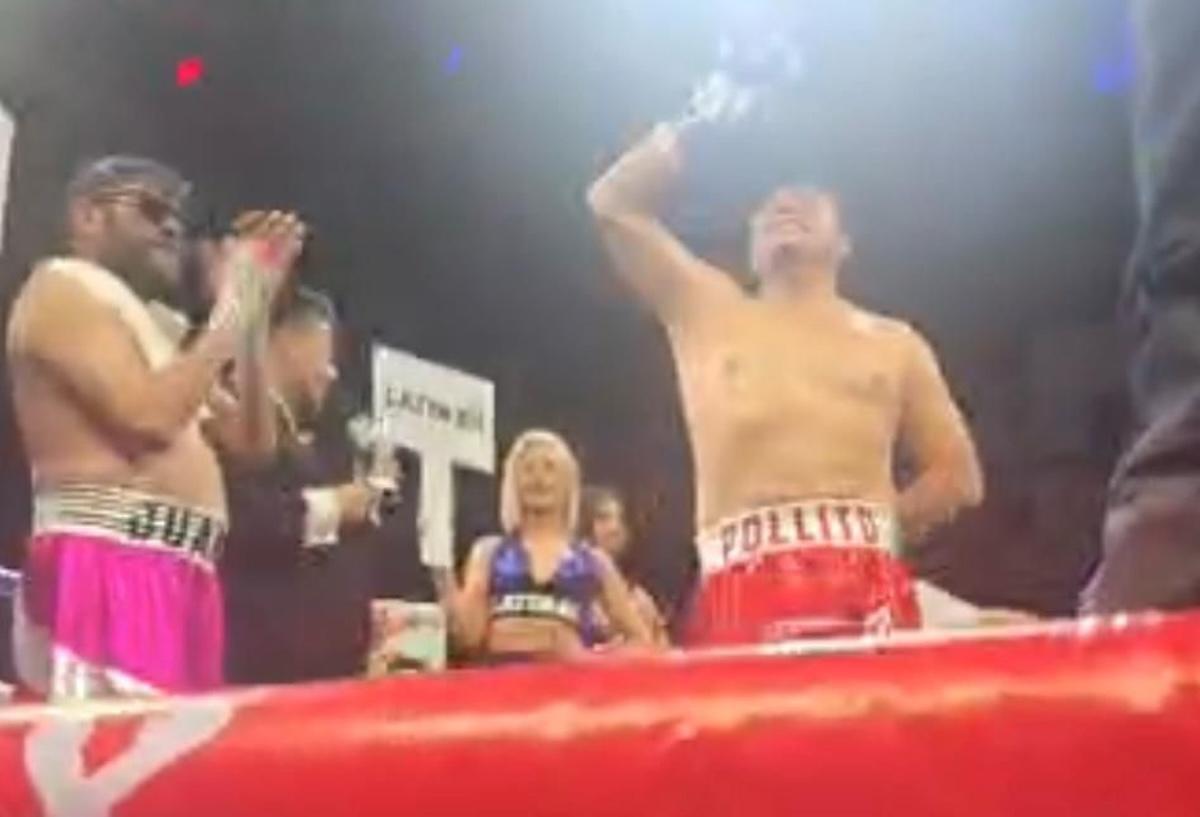 Locutores de la Z 103.5, Juan José Luna de la Rosa y Nicolás Diaz el Pollito, suben al ring