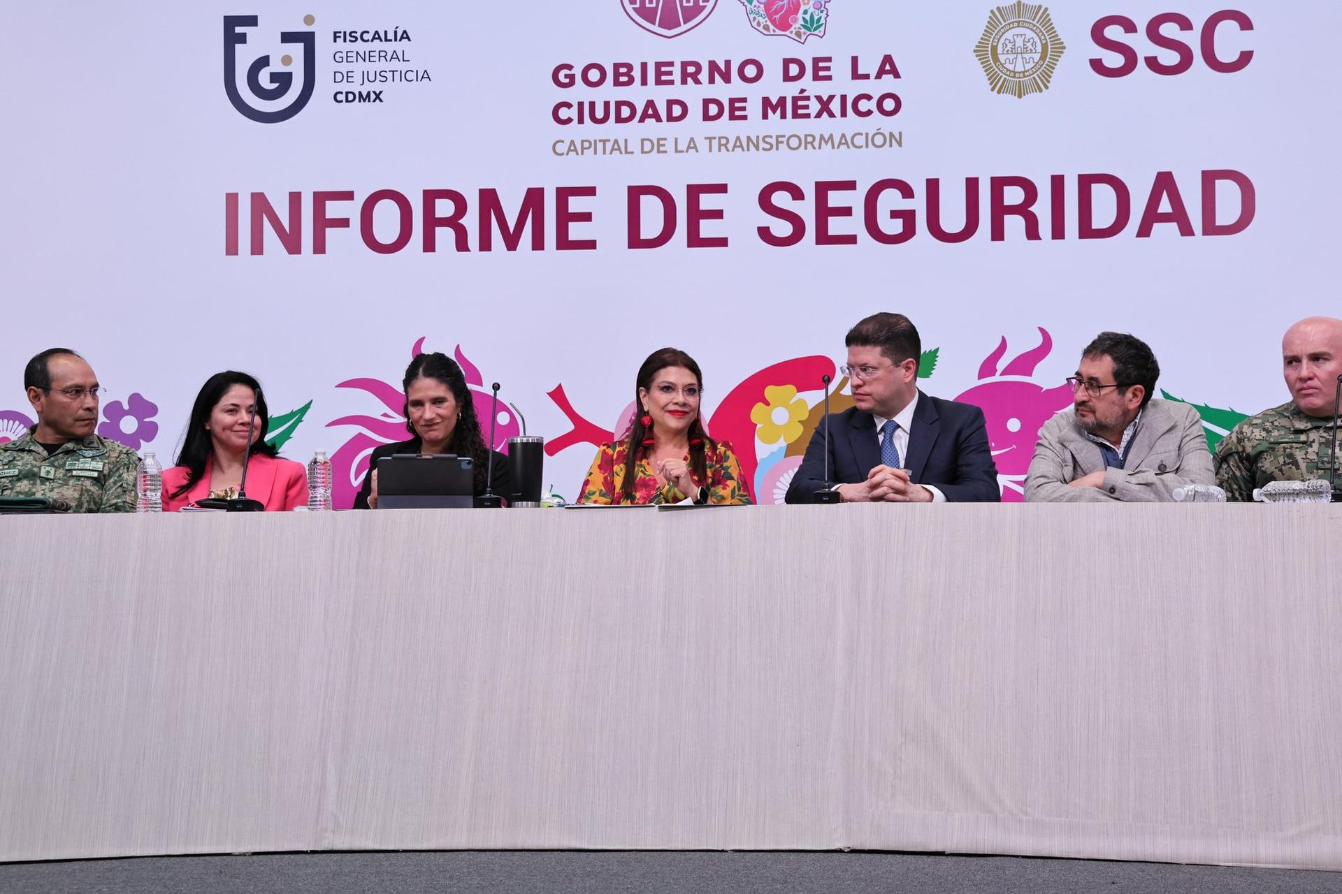 Seguridad va a la alza en la CDMX: Clara Brugada 