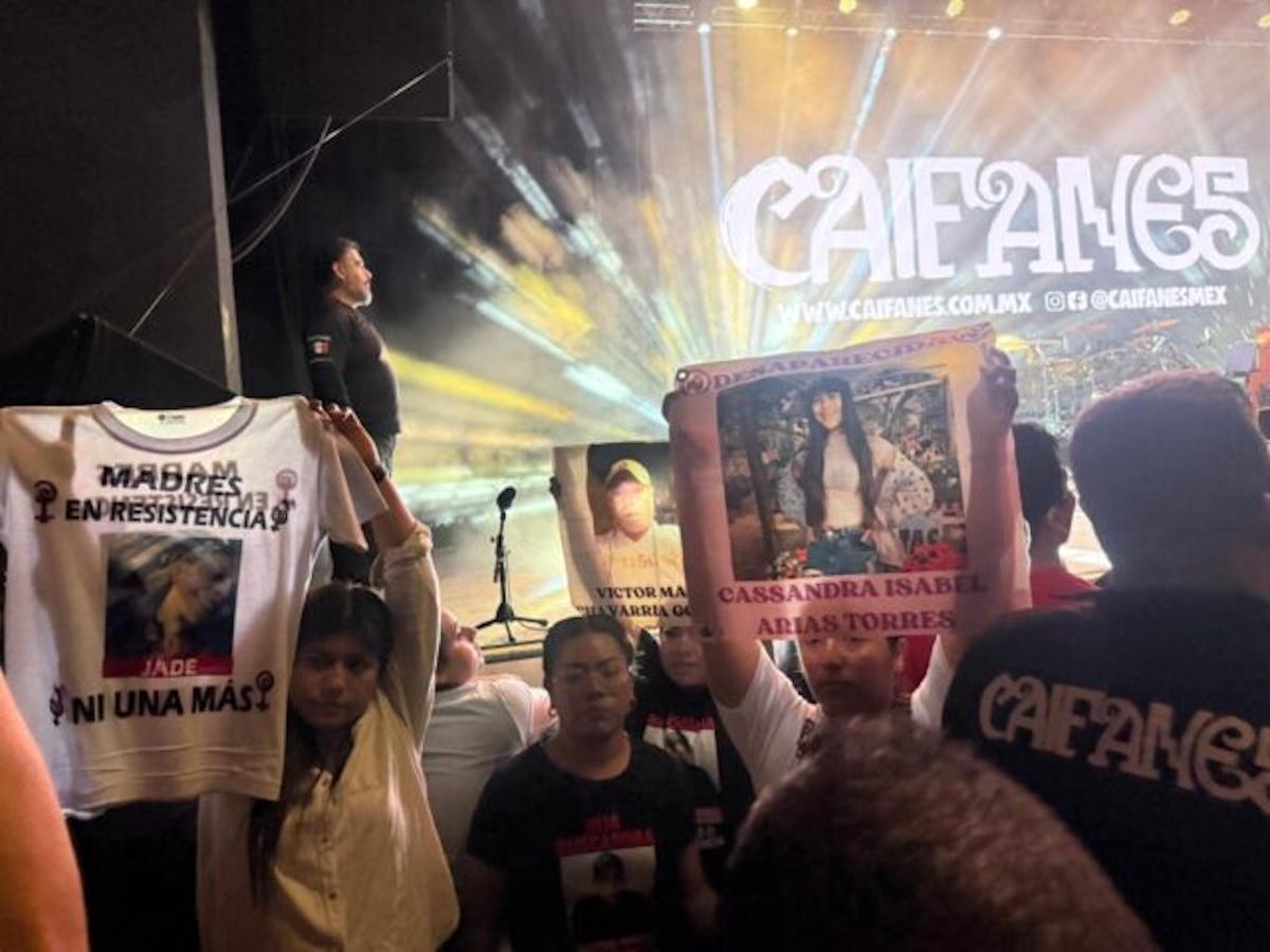 Caifanes reconoció la lucha de las madres buscadoras 