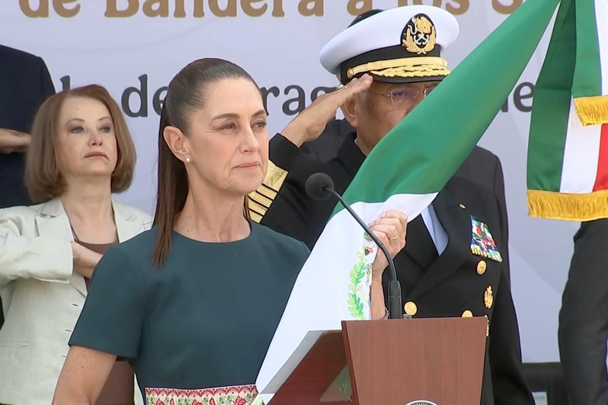 Sheinbaum defiende soberanía de México en la ceremonia  del 5 de mayo