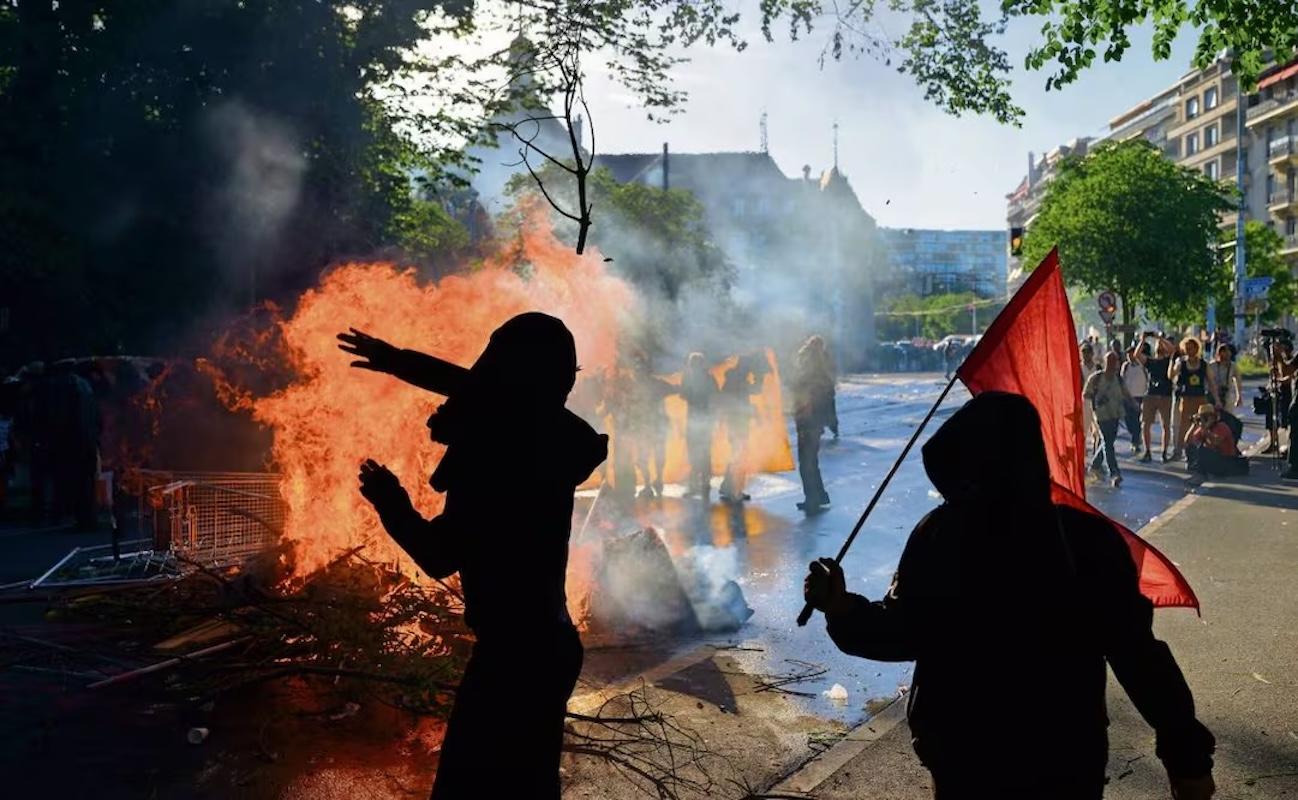 Disturbios en Suiza, por cumbre del G7