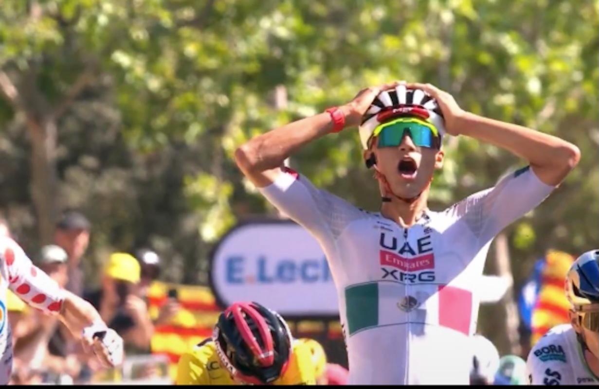Isaac del Toro se lleva la segunda etapa del Tour de Francia