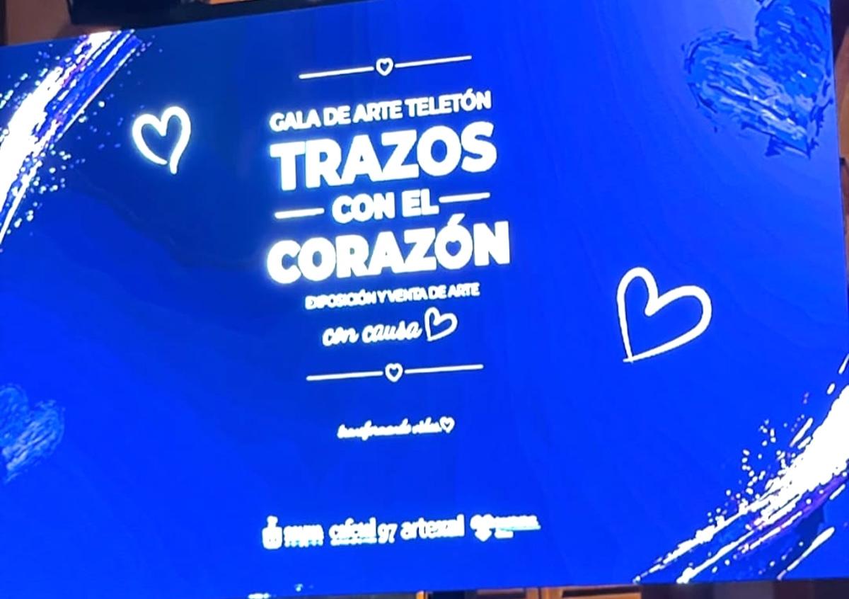 Realizan Gala de Arte Teletón: Trazos con el corazón