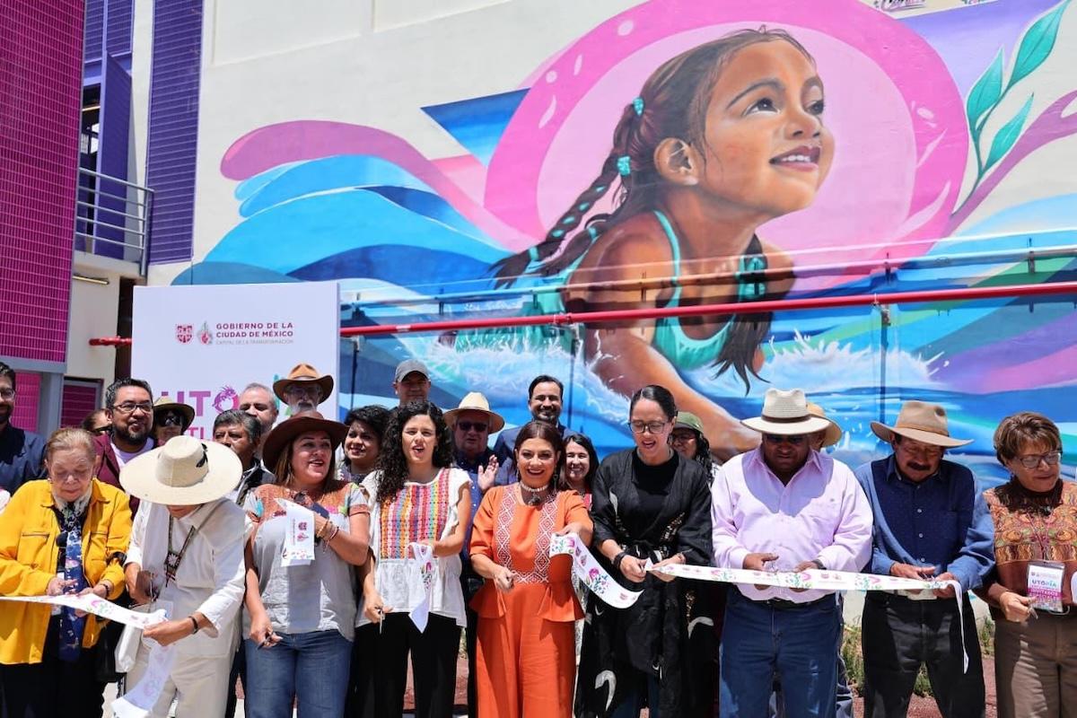 Clara Brugada inaugura la Utopía Centli en Topilejo