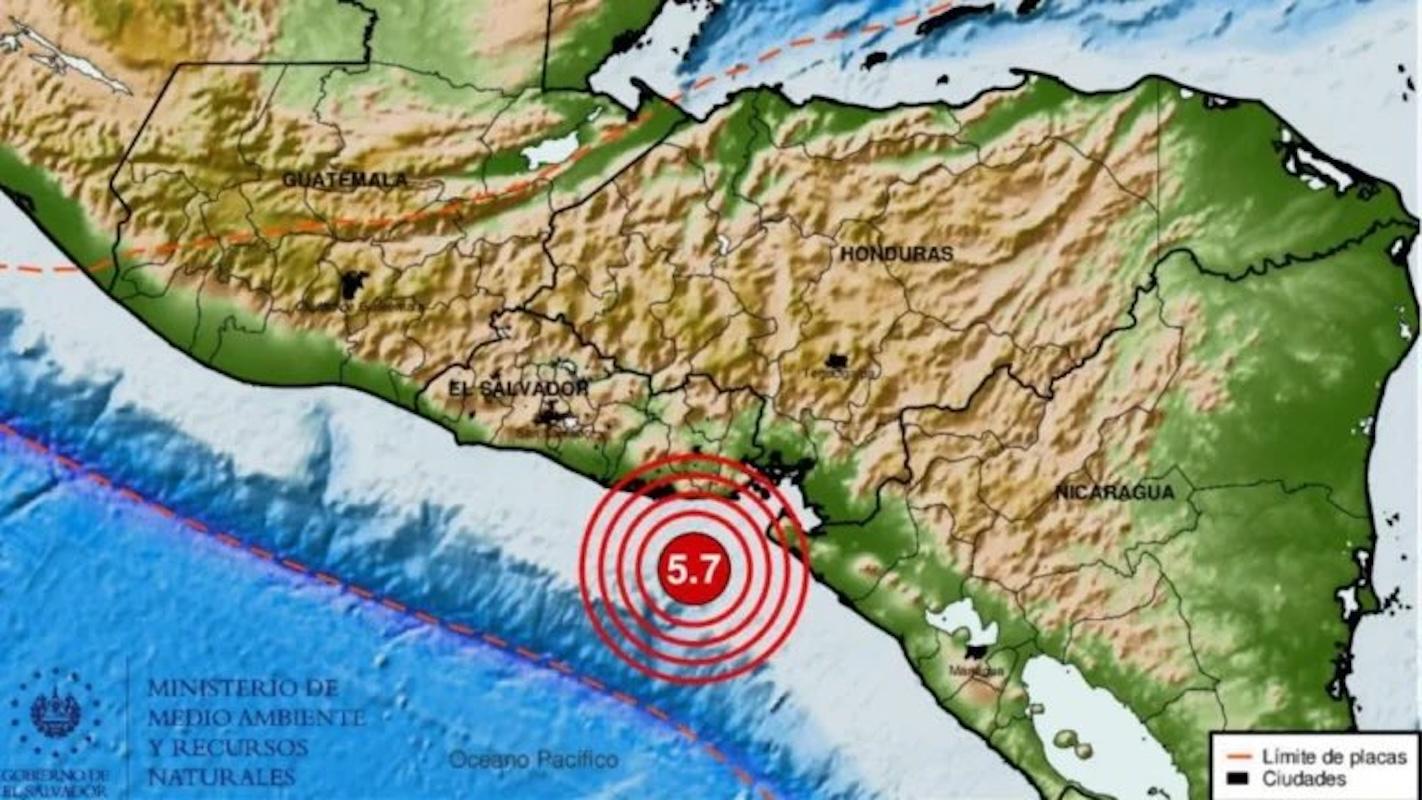 Sismo de 5.5 en Centroamérica 