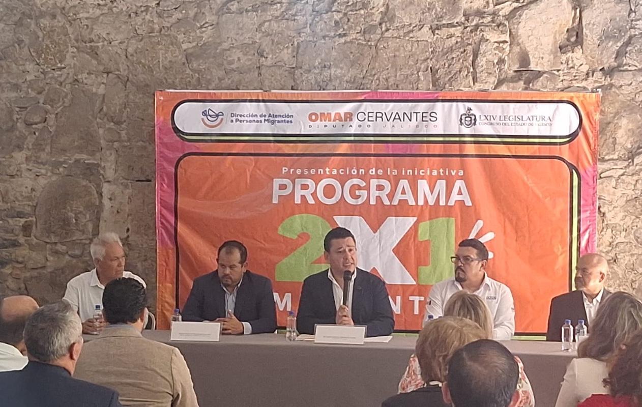 Diputado Omar Cervantes propone programa 2×1 para migrantes Al Estilo Jalisco