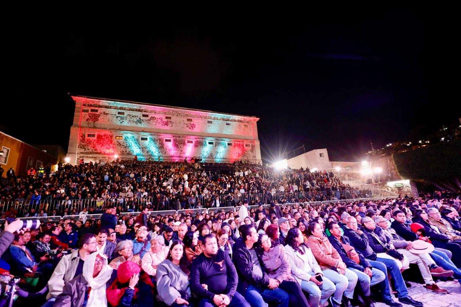 Saldo Blanco durante la celebración del Festival Cervantino