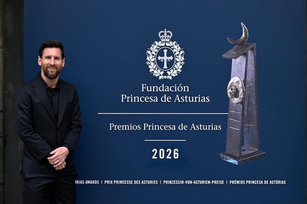 Lionel Messi recibirá el Premio Princesa de Asturias de los Deportes 2026