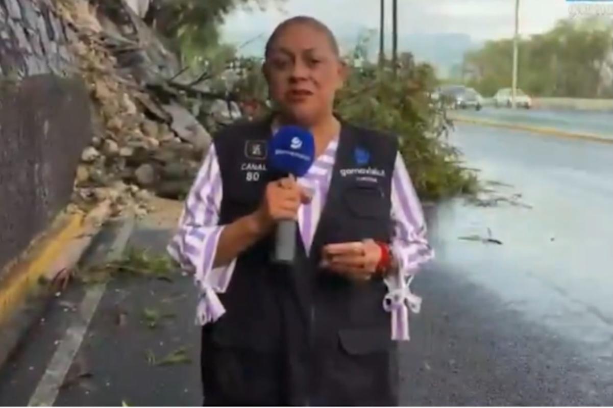 Viral: atropellan a reportera durante transmisión