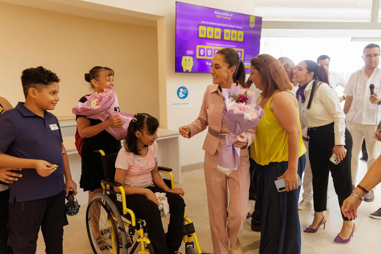 Claudia Sheinbaum, encabezó la inauguración del CRIT Colima