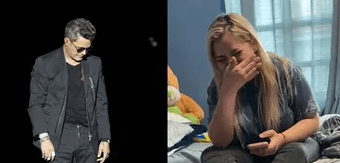 Joven le manda mensajes apoyo a Alejandro Sanz