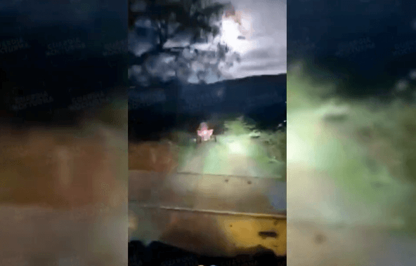 El cielo de Colima se iluminó de verde