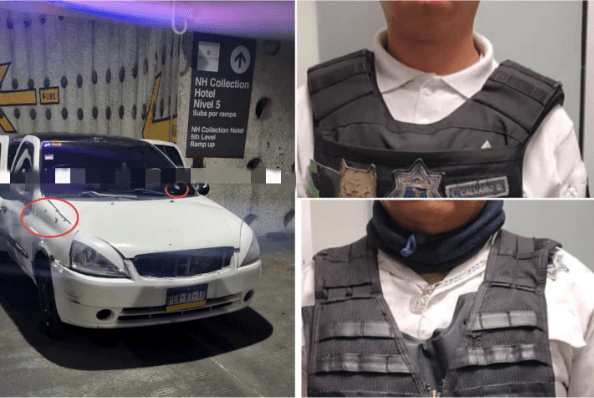 Balacera en estacionamiento de la Terminal 2 del AICM