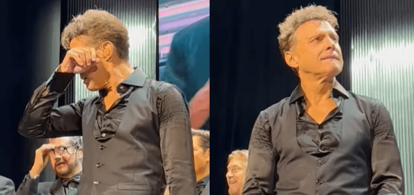 Luis Miguel rompe en llanto en el último concierto en Chile