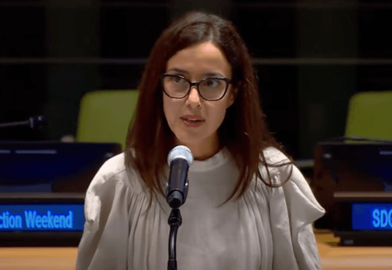 Cecilia Suárez habla sobre la violencia contra las mujeres en el pleno de la ONU