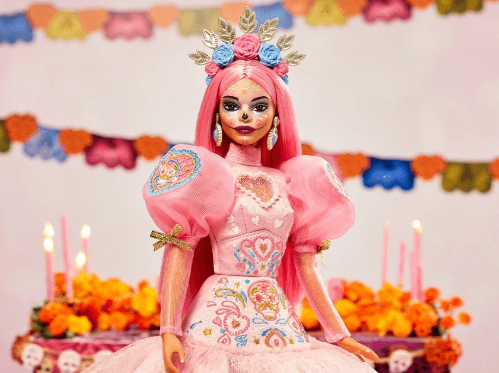 Barbie lanza muñeca de día de muertos