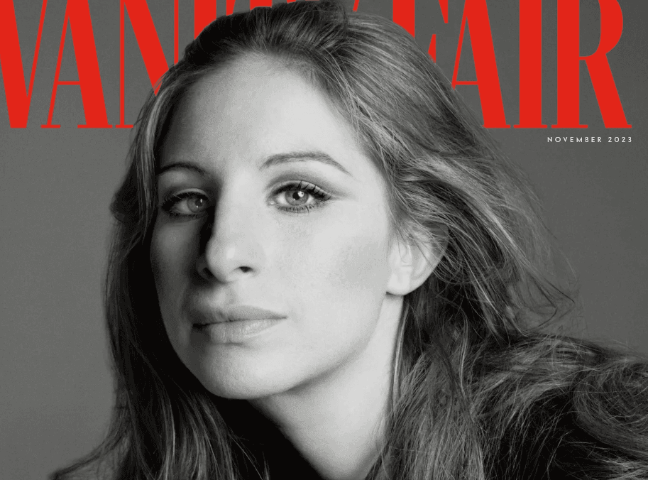 Barbra Streisand en la portada de vanity fair de noviembre