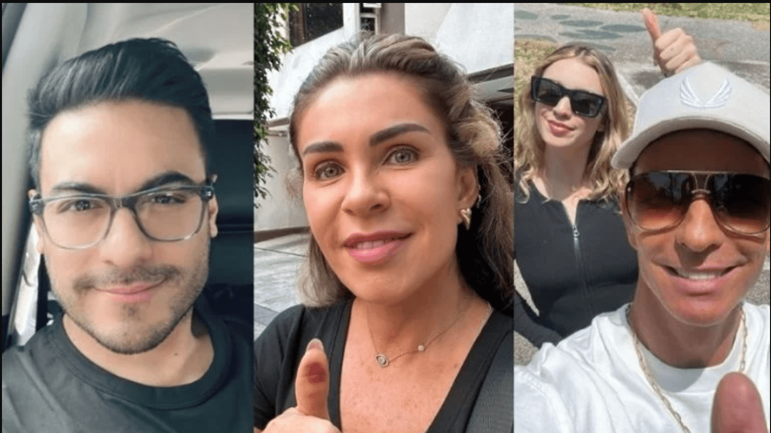 Artistas salen a votar e invitan a sus seguidores a hacer lo mismo