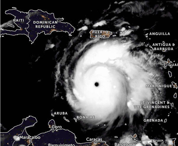 Beryl ya es categoría 5