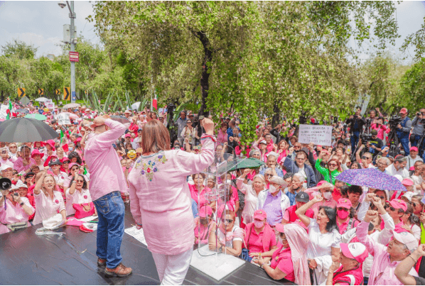 Marea Rosa exige al INE frenar sobrerrepresentación de la 4T en el Congreso
