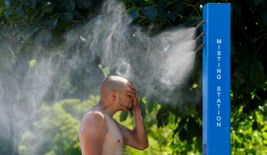 ola de calor en canada