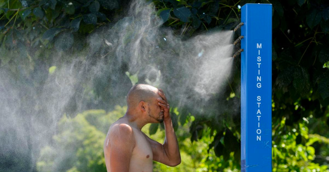 ola de calor en canada