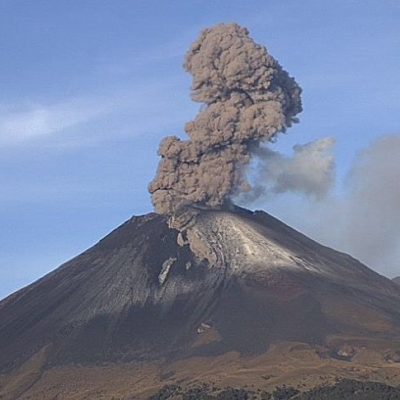 En las últimas horas aumenta actividad en el Popocatépetl