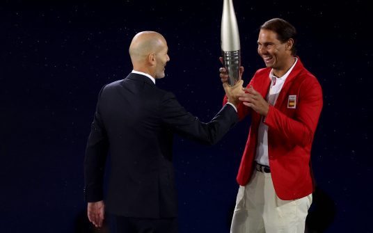 Zidane y Nadal juntos en la inauguración de las competencias veraniegas 