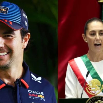 Claudia Sheinbaum defiende a Checo Pérez