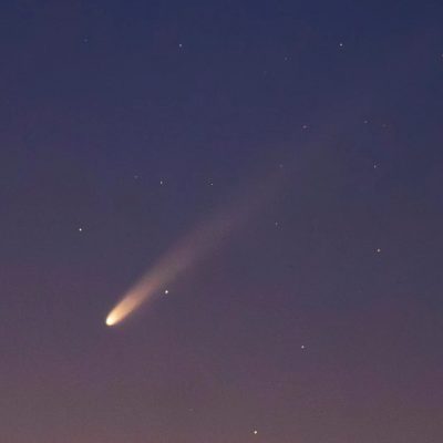 Así se vio el Cometa del Siglo  en su paso por México