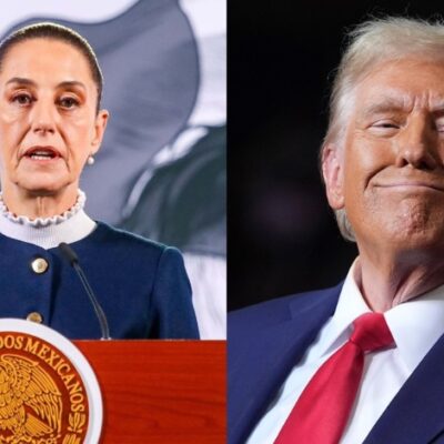 Donald Trump, agradece ideas de Claudia Sheinbaum