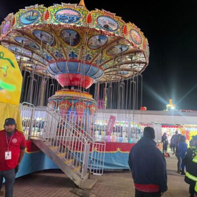 Juego mecánico en la feria de León deja 4 lesionados