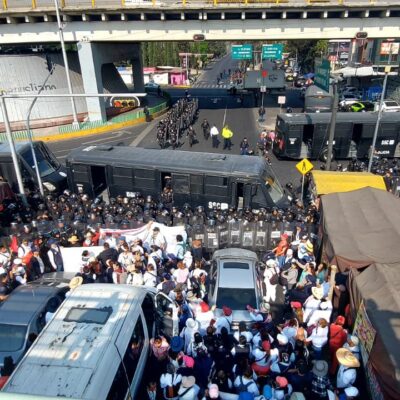 Transportistas paralizan la megalópolis por marchas y bloqueos 